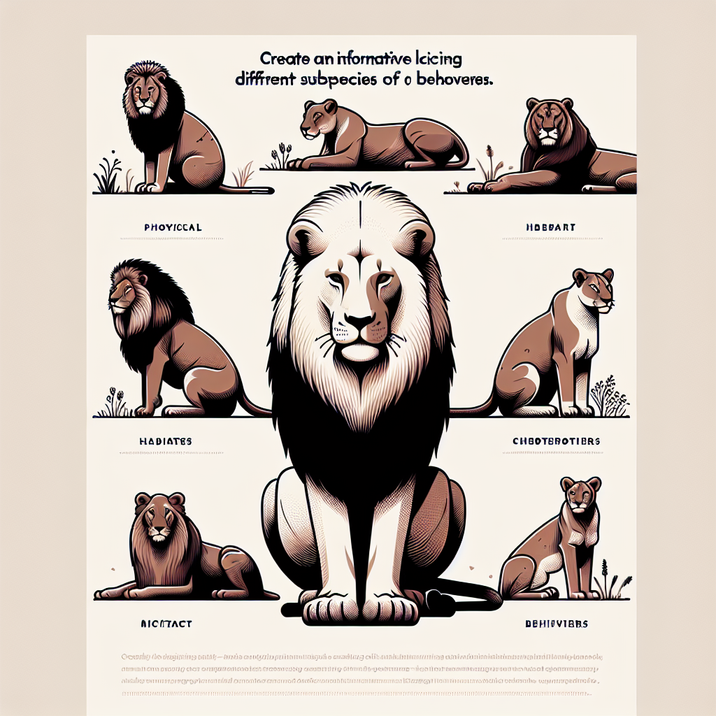 Lion Subspecies: Distinguishing The Variations