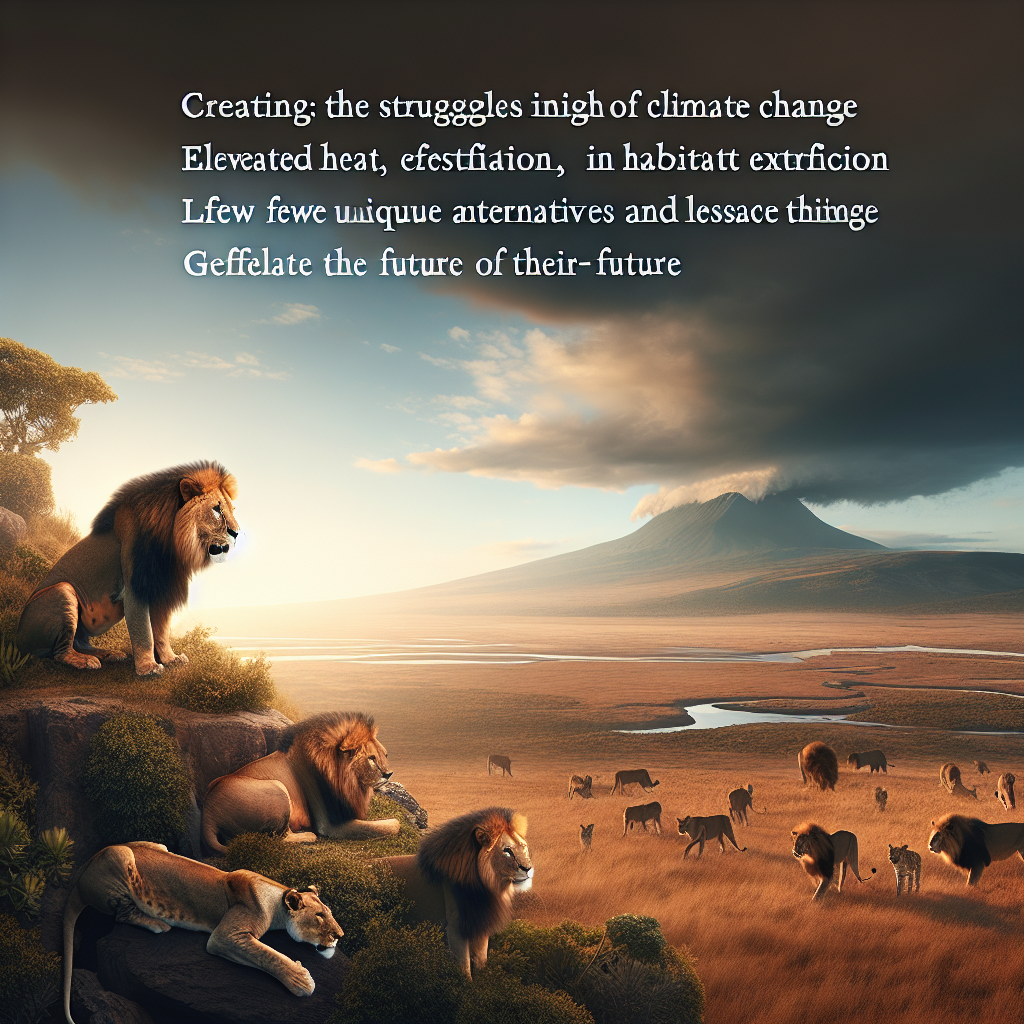 Lion Conservation In The Age Of Climate Change