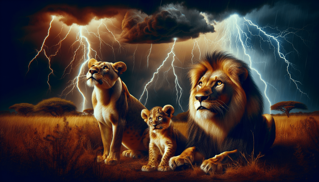 How Do Lions Feel About Thunderstorms?