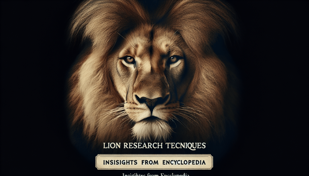 Lion Research Techniques: Insights From The Encyclopedia