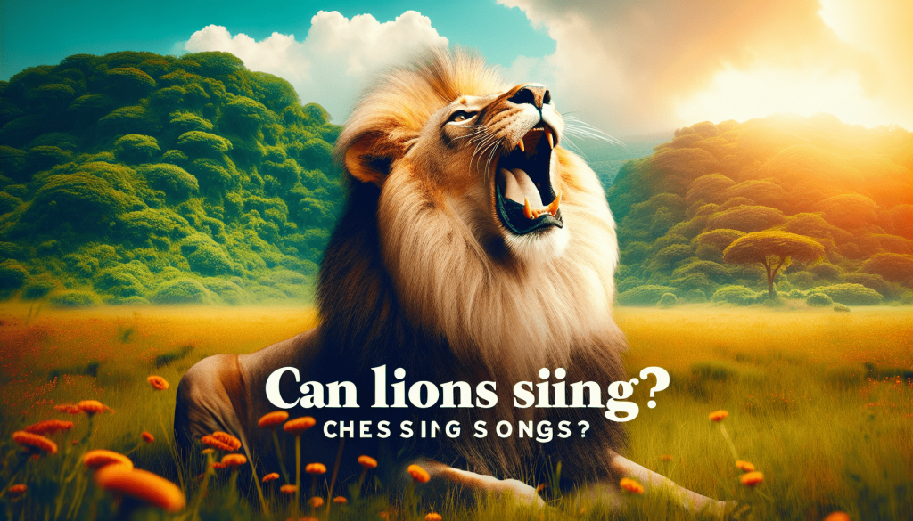 Can Lions Sing Songs?